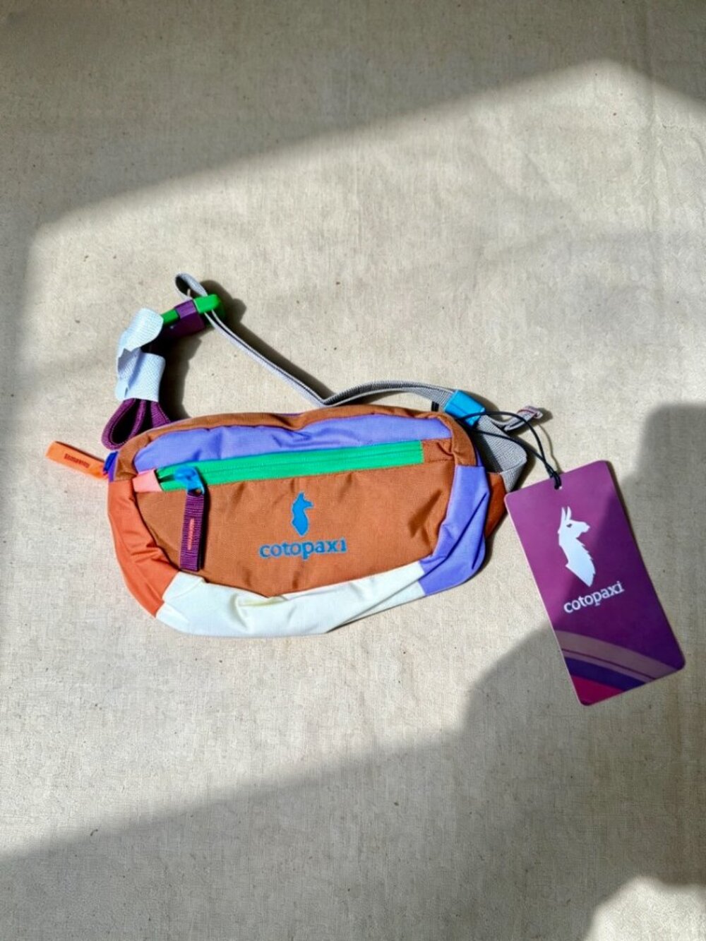 Cotopaxi Del Día Colorful Belt Bag NWT